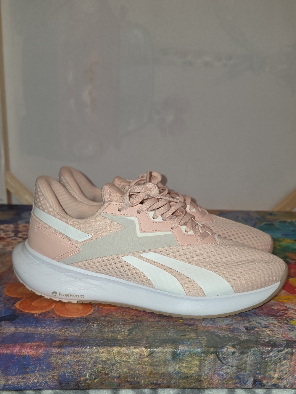 Reebok Energen Plus 2 FuelFoam Women's Running Shoes Pink White Size 9